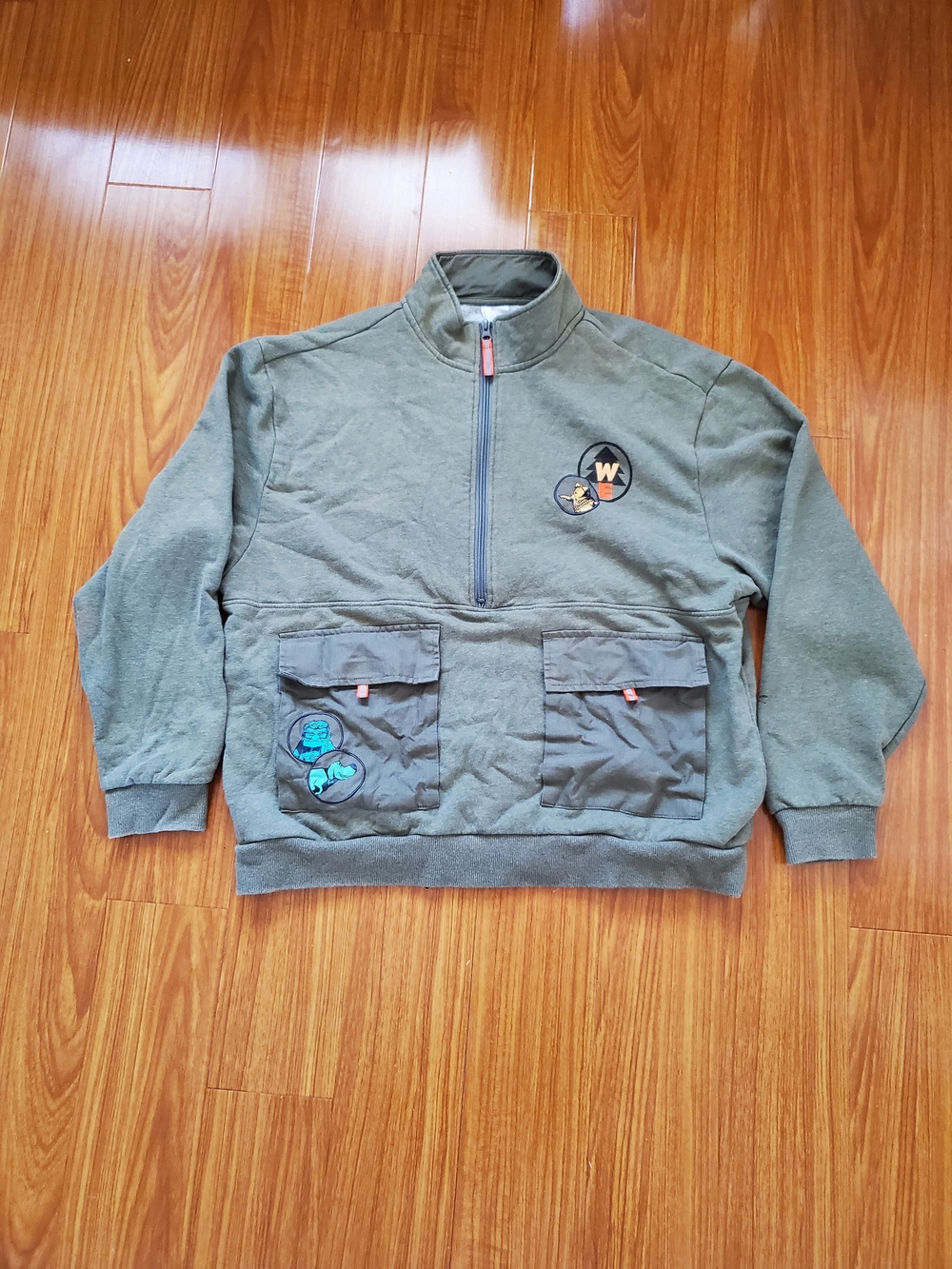 Disney Pixar Up Wilderness Explorer Half-zip Sweatshirt - Large